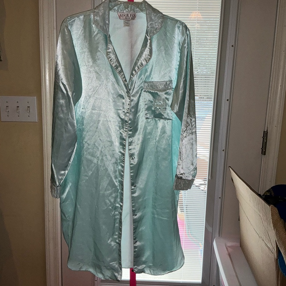 Adolfo Classics Vintage Ladies Sleepwear Size L - Picture 5 of 7